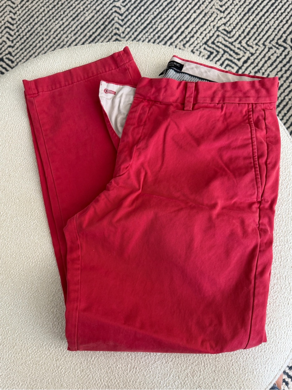 Banana Republic Red Chino Pants